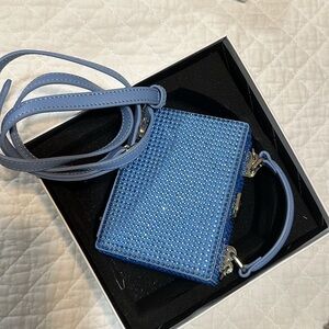 Brandon Blackwood Crystal-Embellished Bag